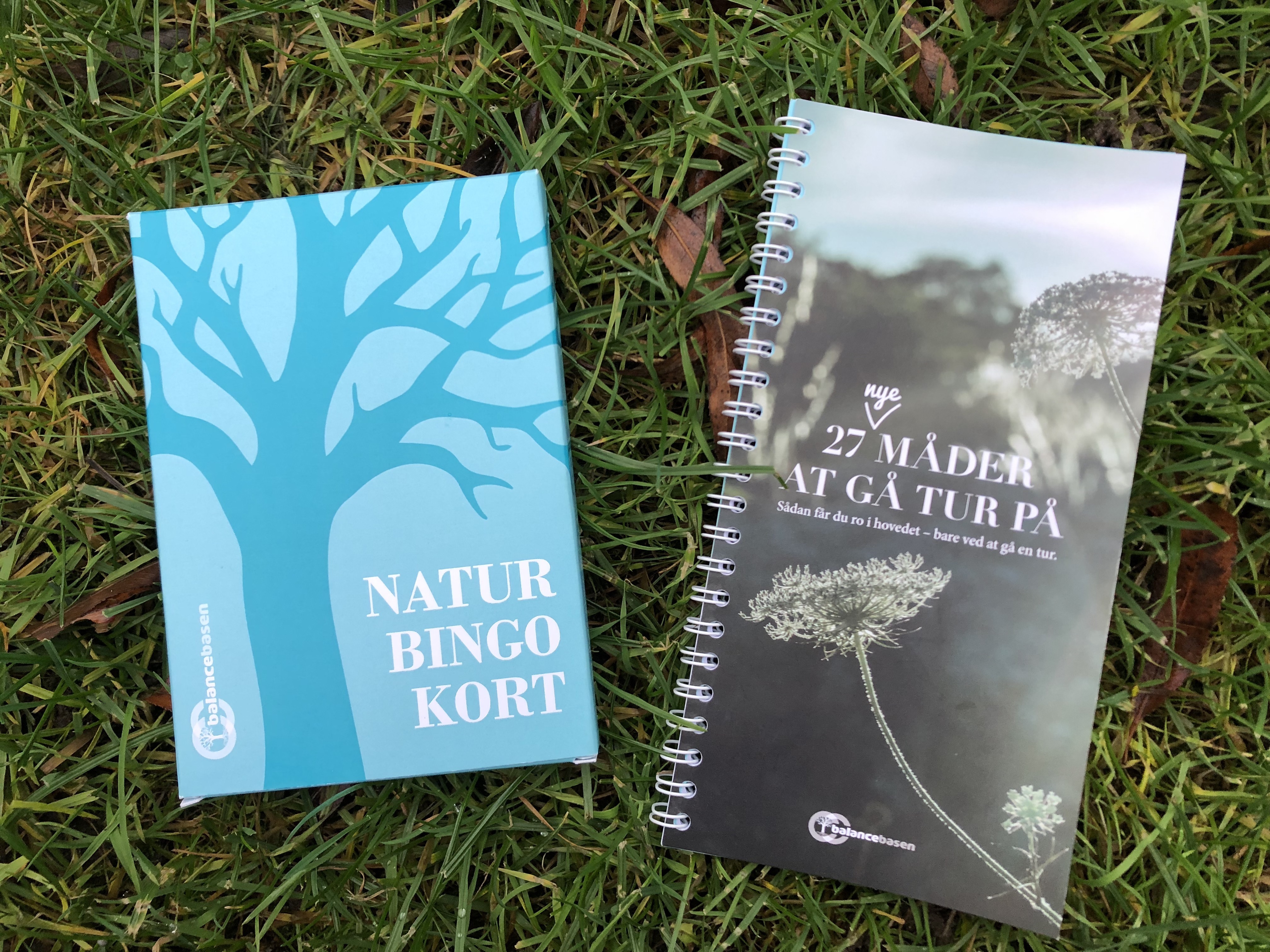 Bogen "27 nye måder at gå tur på" + 1 æske naturbingokort